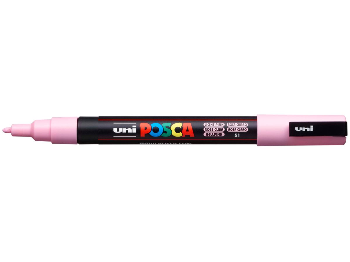 POSCA Marker 0.9-1.3mm PC-3M L.PINK rose clair (4902778036846)