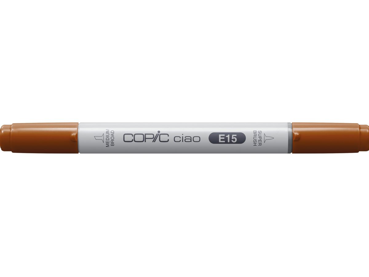 COPIC Marker Ciao 22075116 E15 - Dark Suntan (4511338051320)