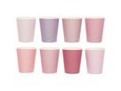 RICO DESIGN Papbecher 250ml 401002 Rosa Mix 8 Stück (4051271224882)