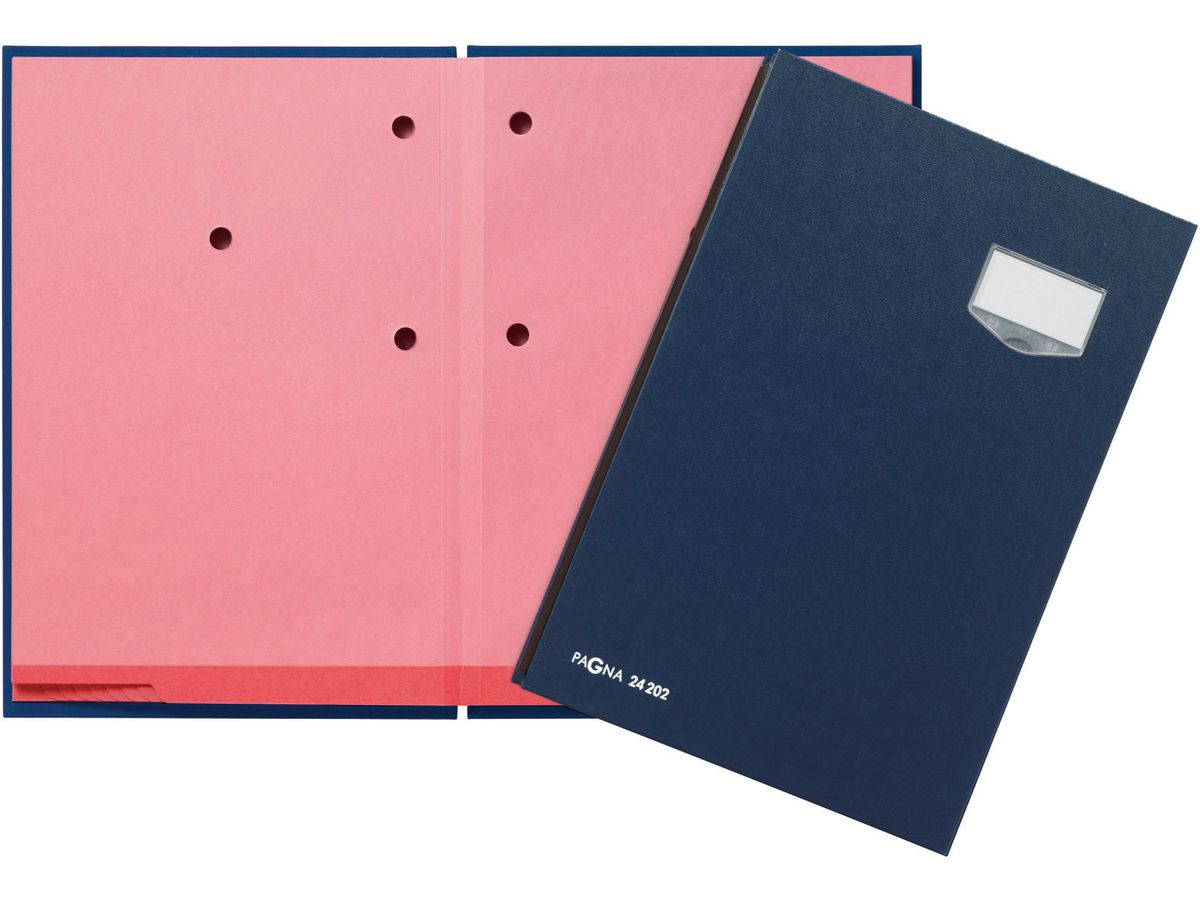 PAGNA Signataire De Luxe A4 24202-02 bleu 20 compart. (4013951000988)