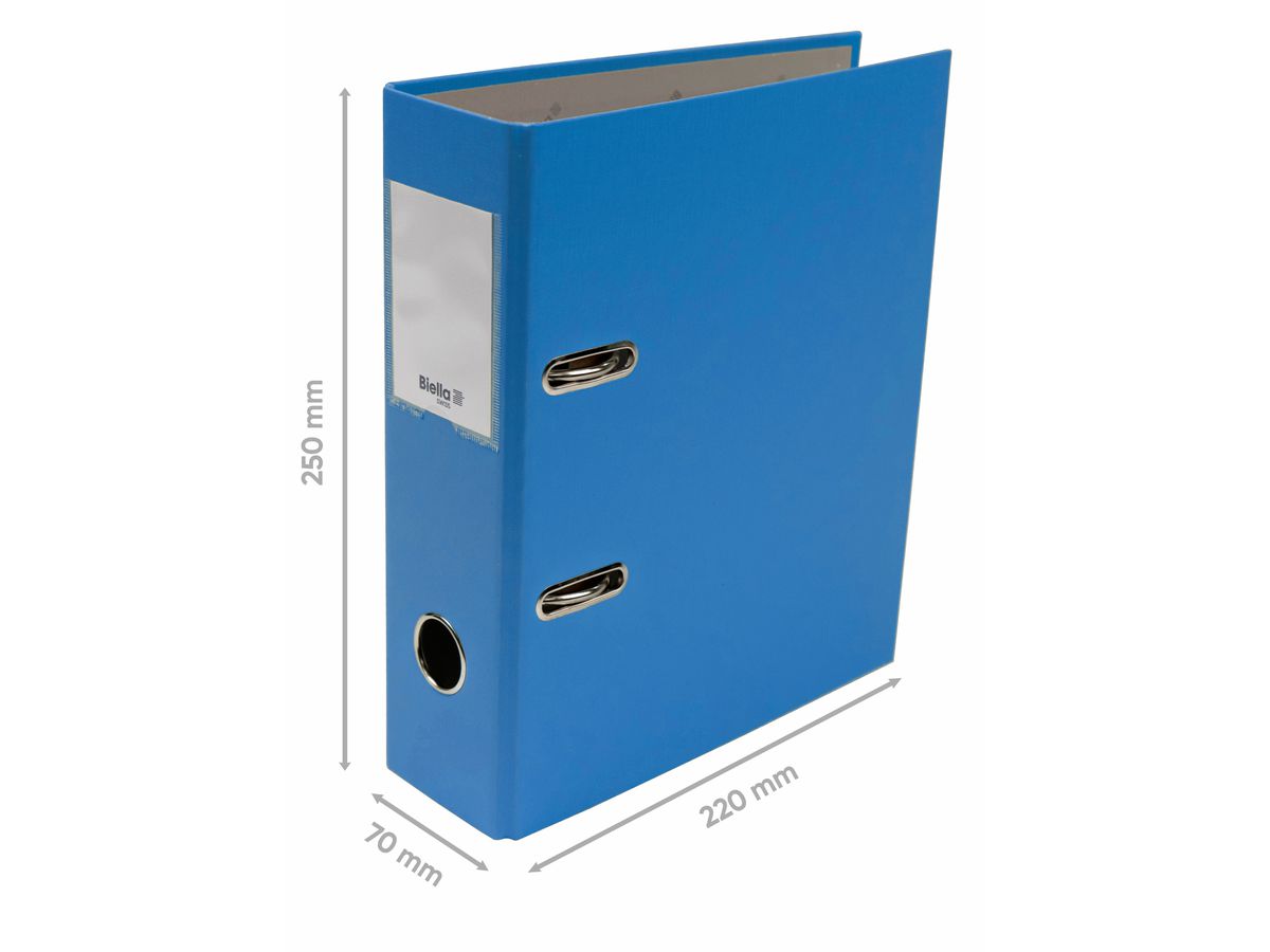 BIELLA Classeur Plasticolor 7cm 10750705U bleu A5 (7611365258086)
