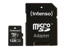 INTENSO Micro SDXC Card PRO 128GB 3433491 with adapter, UHS-I (4034303030095)