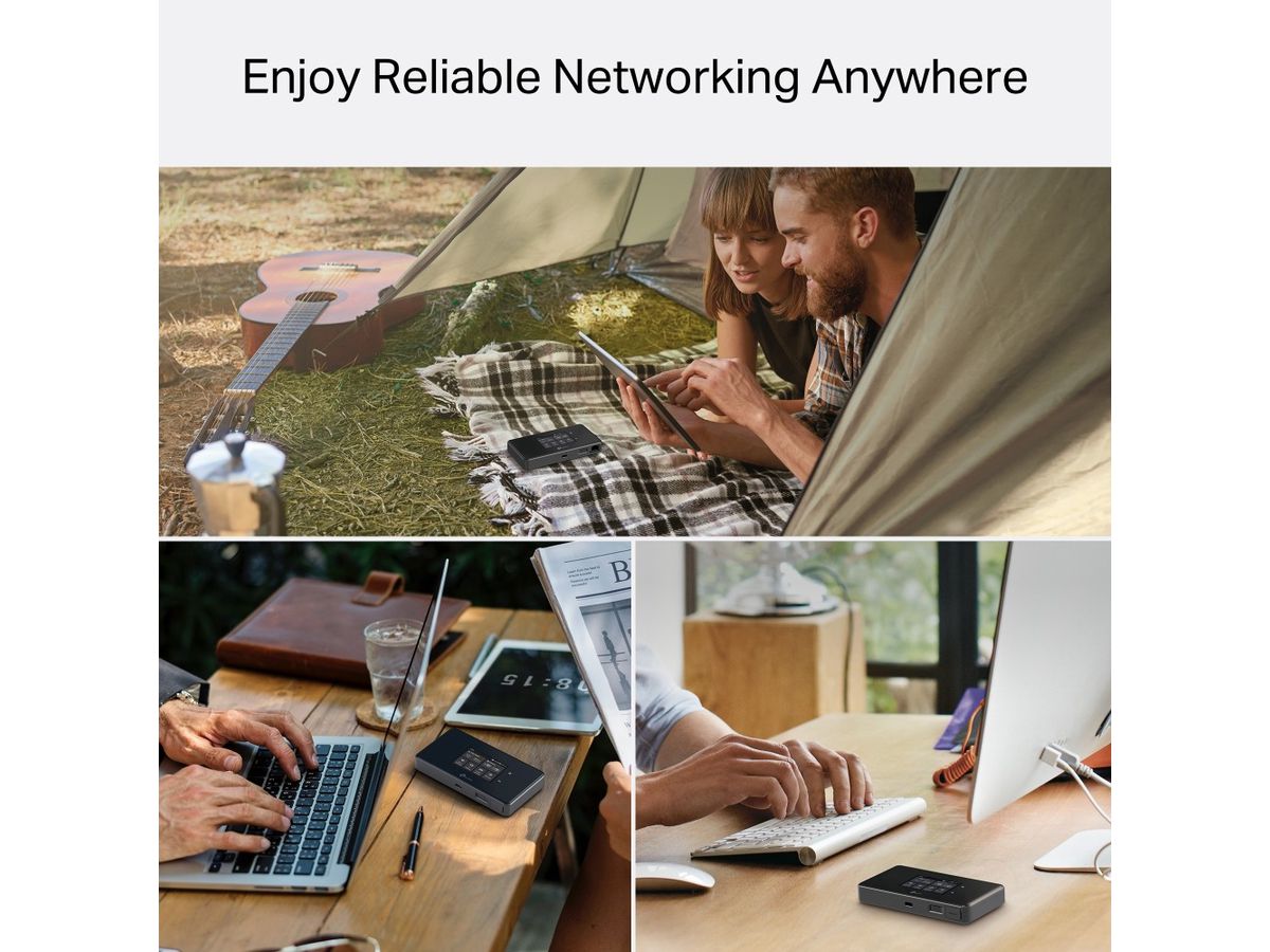 TP-LINK 5G Mobile WiFi Router M8550 2.4 inch Display, 1 GBLAN (1210002602938)