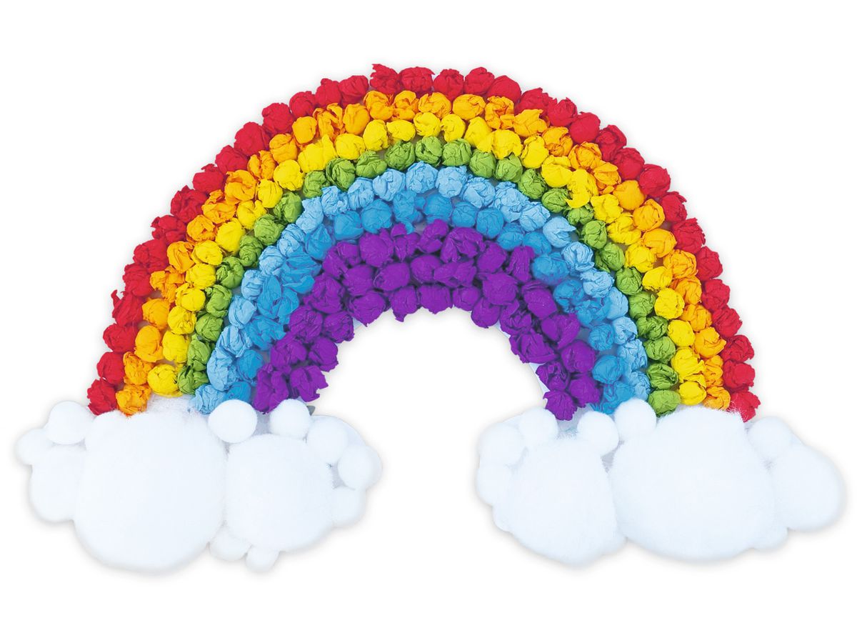 URSUS Motifs en blanc 23x23cm 17120010F Arc-en-ciel 20 feuilles (4008525257547)