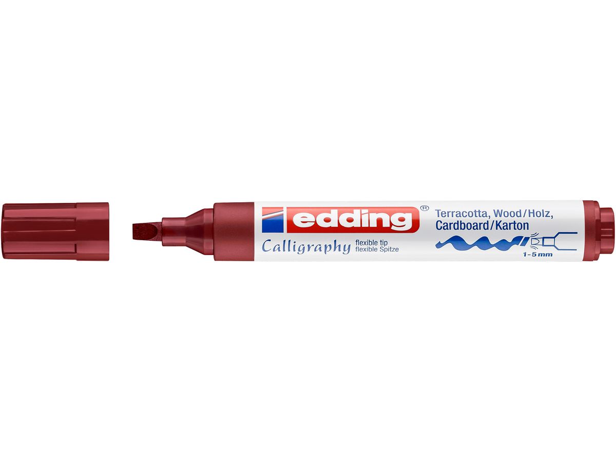 EDDING Permanent Marker 1455 1-5mm 1455-46 karmesin (4004764927227)