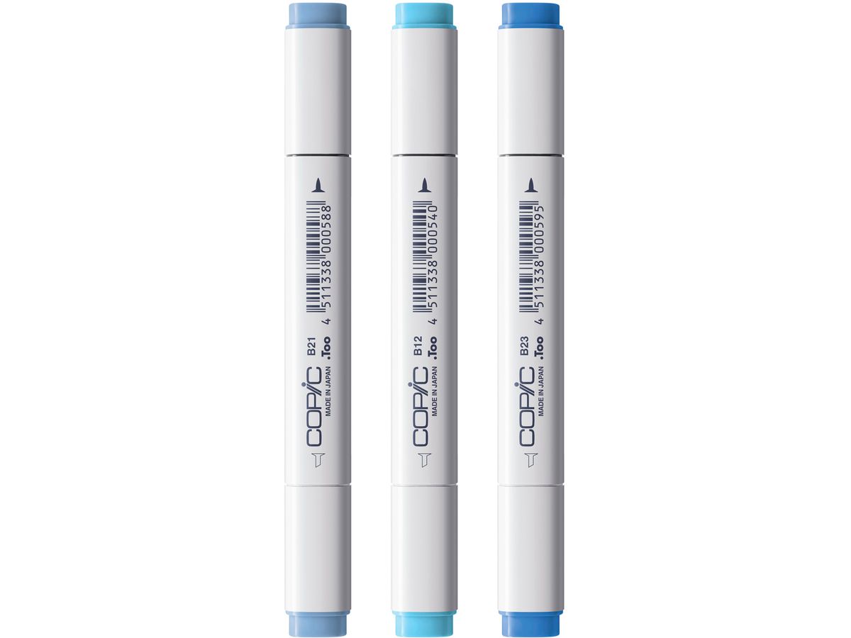 COPIC Marker Classic Designer 200750309 Skyline tints 3 pezzi (4013695268767)