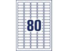 AVERY ZWECKFORM Étiquett.univers. 35,6x16,9mm L4732REV-100 blanc,non-perm. 8000p./100fl. (4004182433287)