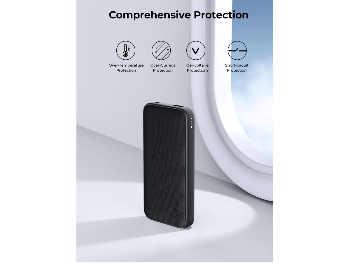 AUKEY Spark GO 10000mAh Plus Powerba PB-Y46P 20W Fast Charging, Grey (0689323788606)