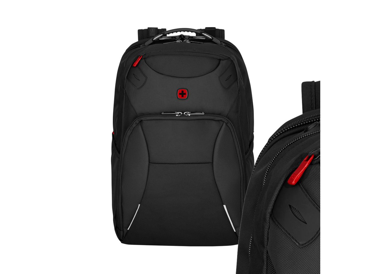 WENGER Laptop Backpack Cosmic Black 653187 17 inch with Tablet Pocket (7611160264213)