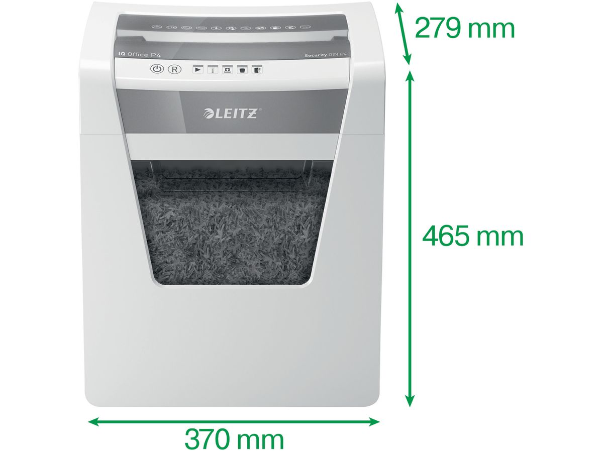 LEITZ Distruggi documenti IQ 8003-20-00 Office, P-4, 23lt (4002432119172)