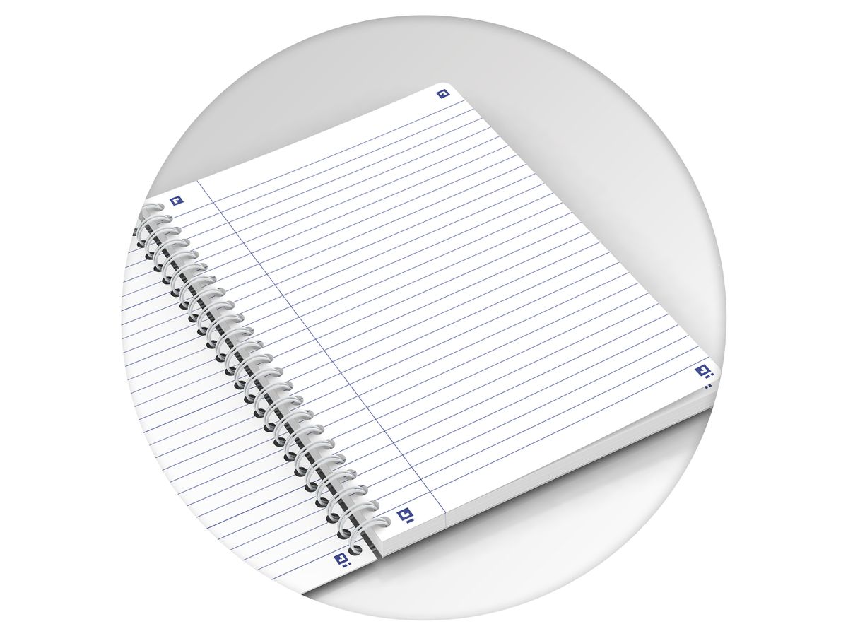 OXFORD Carnet spirales Boho Spirit A5 400153868 ligné, assorti 60 feuilles (3020120178073)