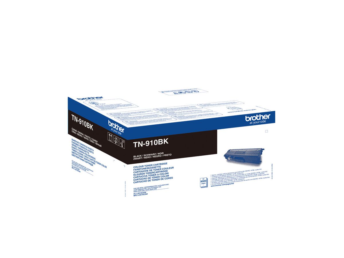 BROTHER Toner Ultra HY nero TN-910BK HL-L8360CDW 9000 pagine (4977766771818)