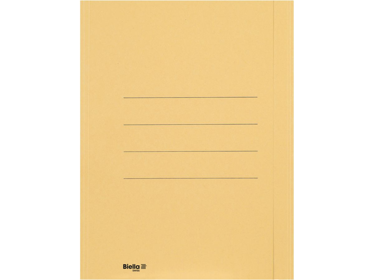 BIELLA Cartelline per archivio A4 25040120U giallo 240g/m2 50 pezzi (7611365216734)