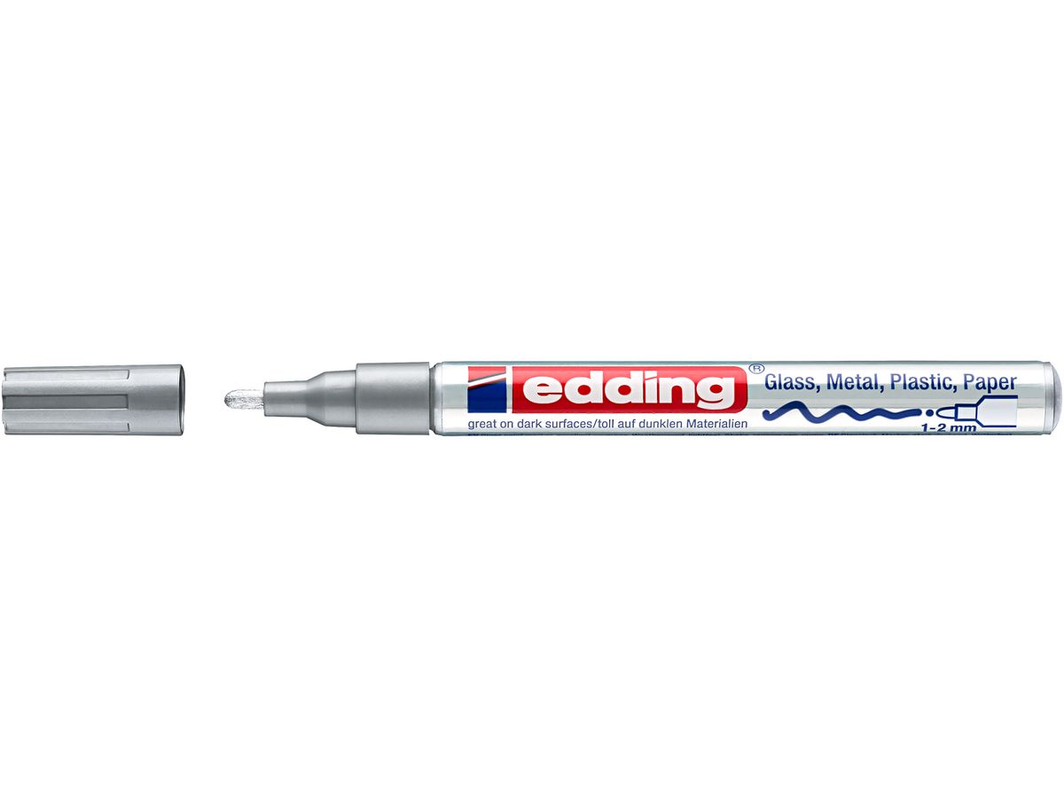 EDDING Paintmarker 751 CREA 1-2mm 751-54 CREA argento (4004764953578)
