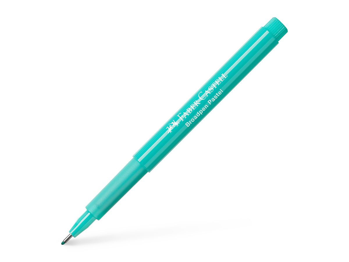 FABER-CASTELL Feutre Broadpen 1554 0.8mm 155457 turquoise pastel (4005401554578)