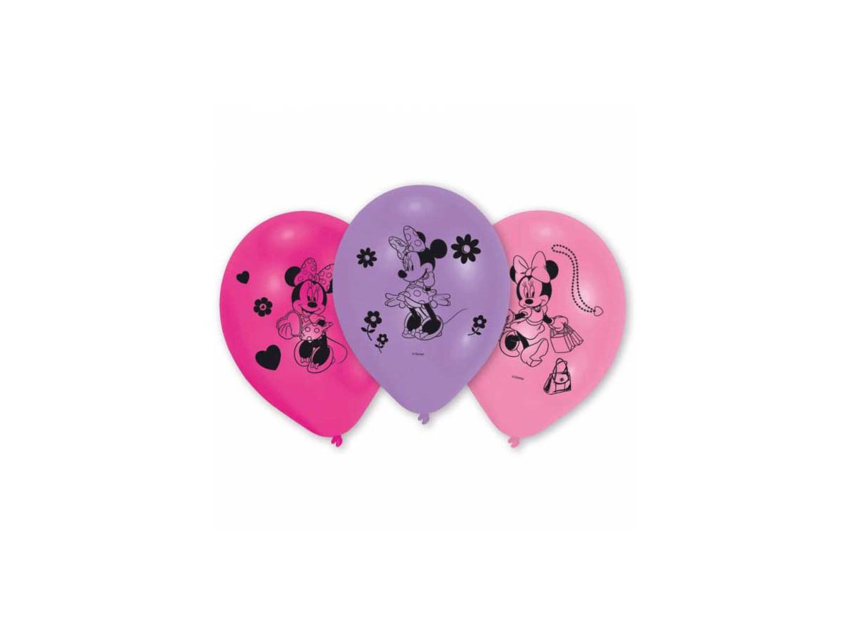 NEUTRAL Balloons Minnie Mouse 10 pcs. 999371 pink, viola 25.4cm (0013051565992)