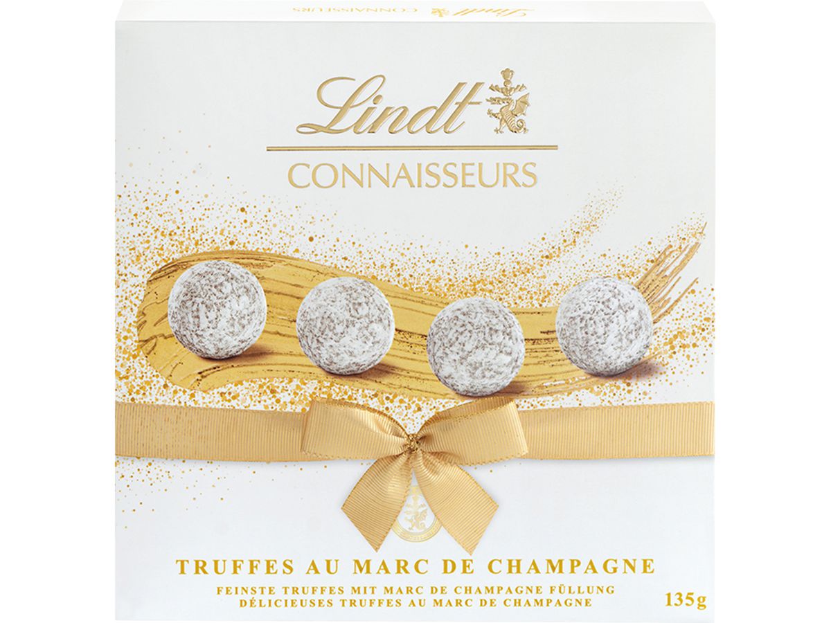 LINDT Connaisseurs Truffes 649813 Marc de Champagne 135g (9003600491132)