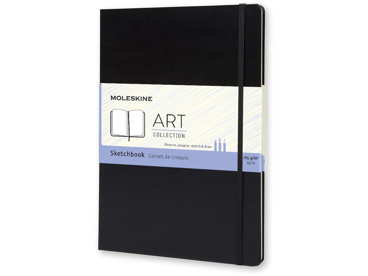 MOLESKINE Sketchblock A4 193-9 nero (9788862931939)