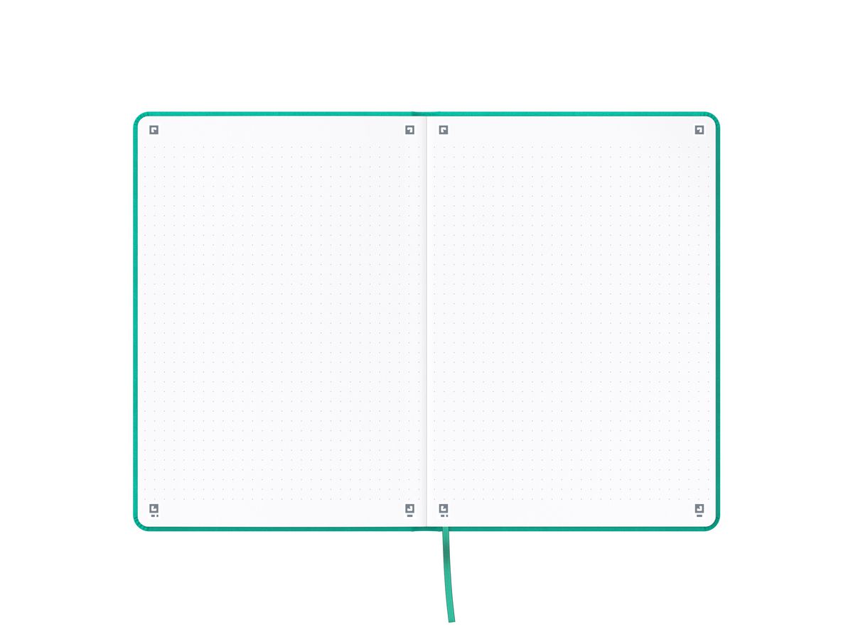 OXFORD Signature Notizbuch 400154948 A5, dotted 80 Blatt, türkis (3020120180328)
