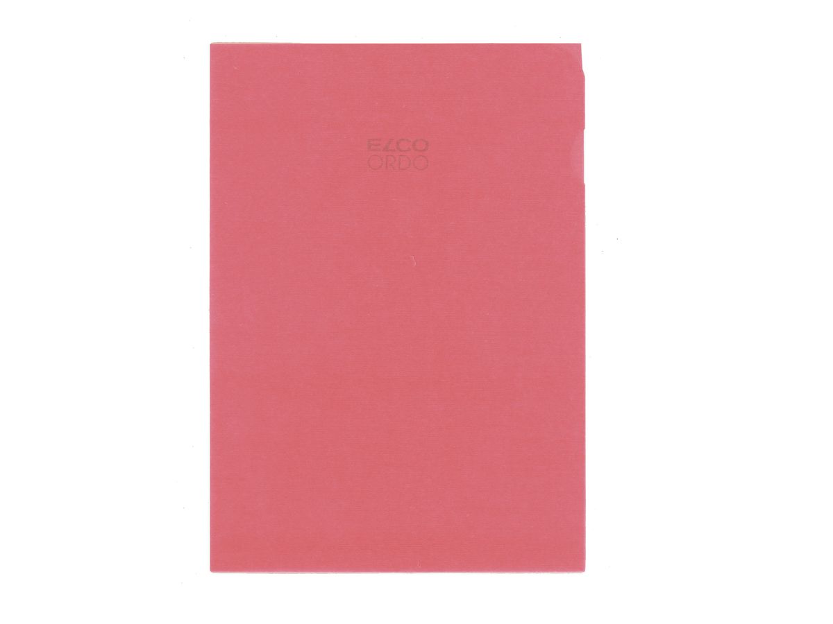 ELCO Dossier Ordo A4 73696.94 transparent, rouge 10 pièces (7611722015147)