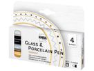 KREUL Porzellanmarker 16431 Glamour, 4 Set (4000798121525)