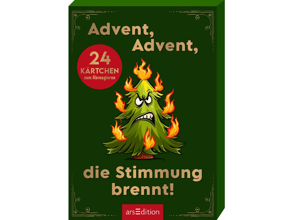 ARS EDITION Calend. L'Avent 7.2x10.5cm 136214 24 cartes pour s'en défaire (9783845862149)