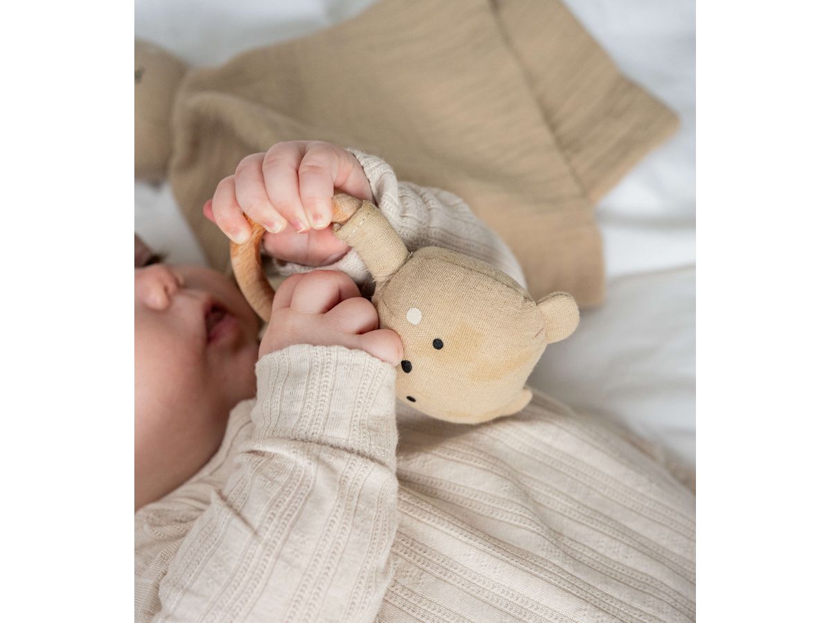 JABADABADO Geschenkset Kuschelteddy S1024 beige 4-teilig (7332599010249)