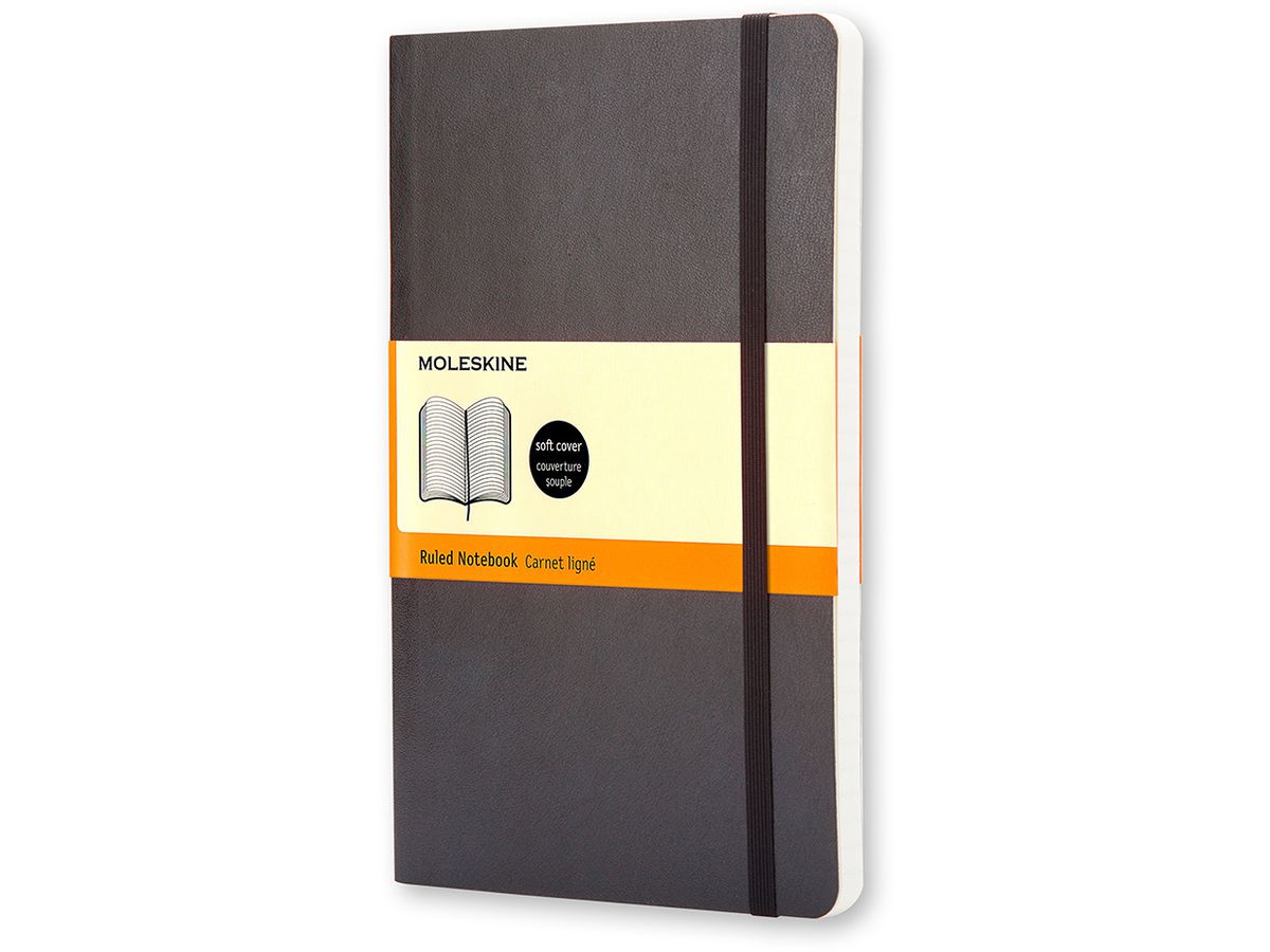 MOLESKINE Carnet Soft A6 710-0 ligné noir (9788883707100)