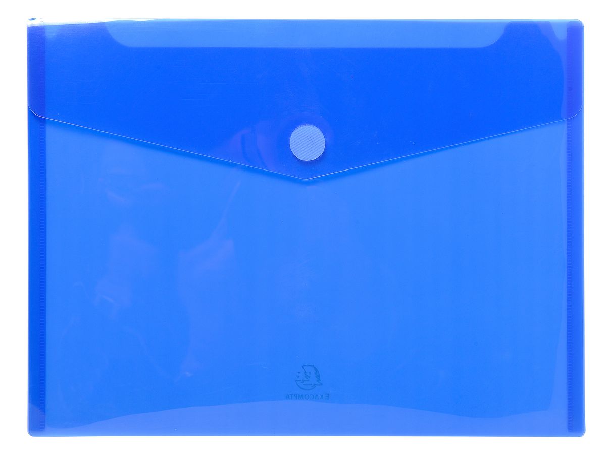 EXACOMPTA Borsa documenti A4 56422E PP, blu (3130631564224)