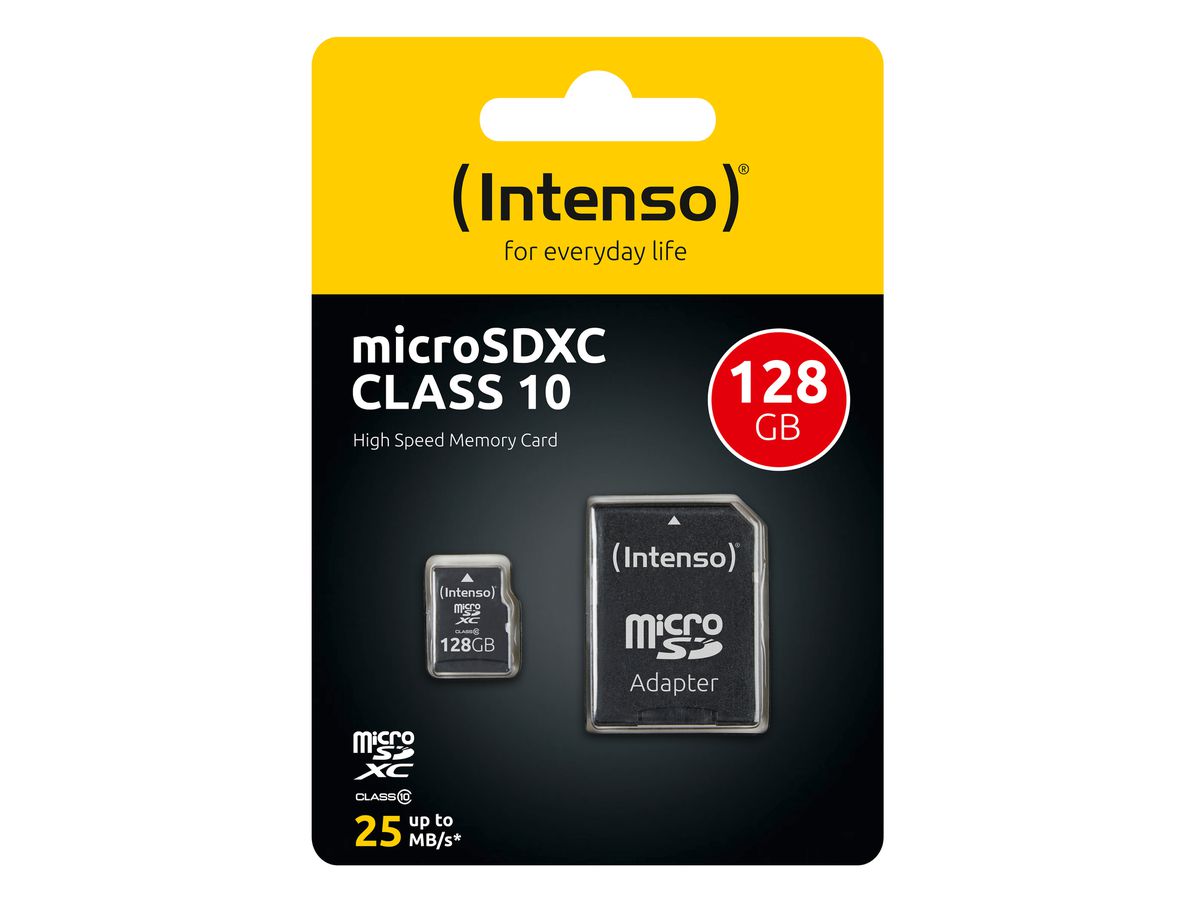 INTENSO Micro SD class 10 128GB 3413491 (4034303030064)