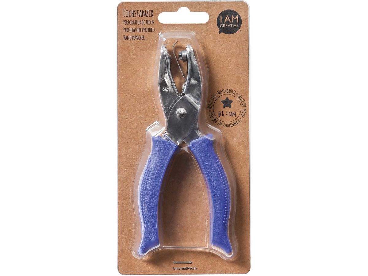I AM CREATIVE Lochstanzer 4048.024 Stern, 6.4mm (7611983200368)