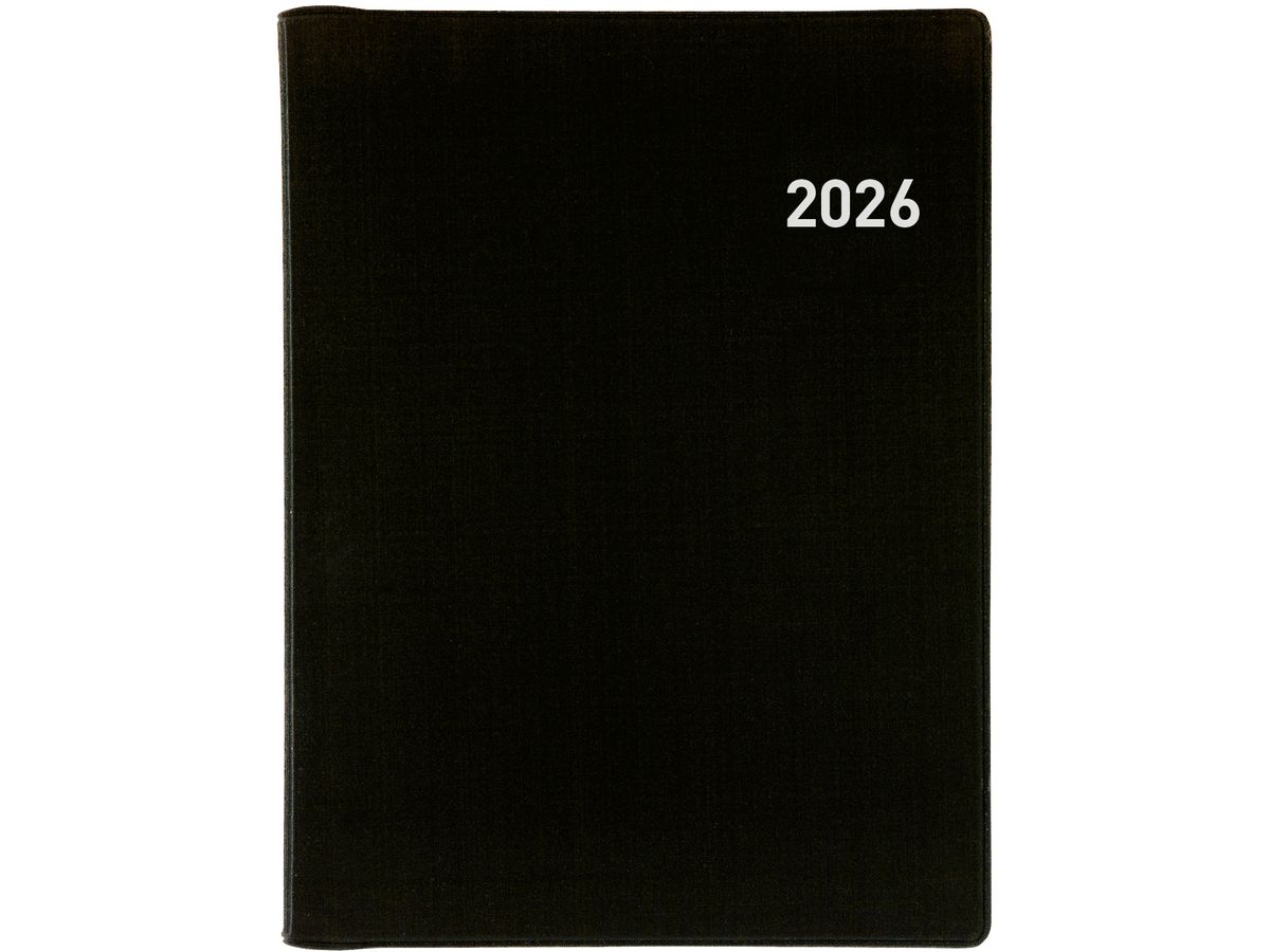 BIELLA Agenda Memento Wire-O 2026 858673020026U 1S/2P noir ML 10.1x14.2cm (7611365527144)