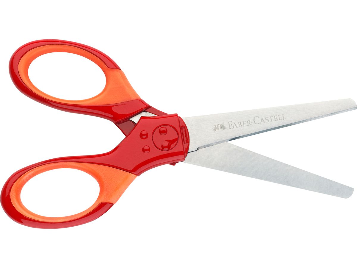 FABER-CASTELL Grip Ciseaux éducatifs 181550 rouge (4005401815501)