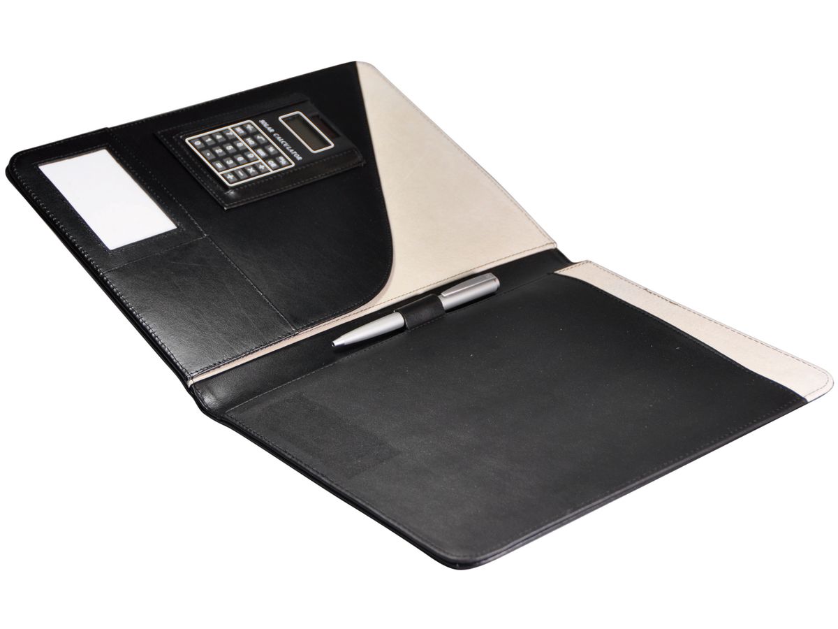 MONOLITH Schreibmappe 2000002925 A4 schwarz Leder (5016469292509)