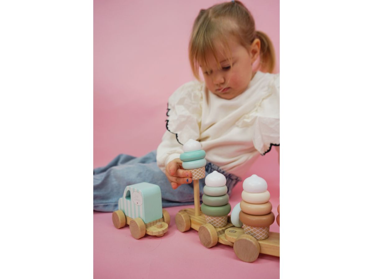 JABADABADO Allenarsi con mattoni C2567 Ice Cream 35x7x11cm (7332599025670)