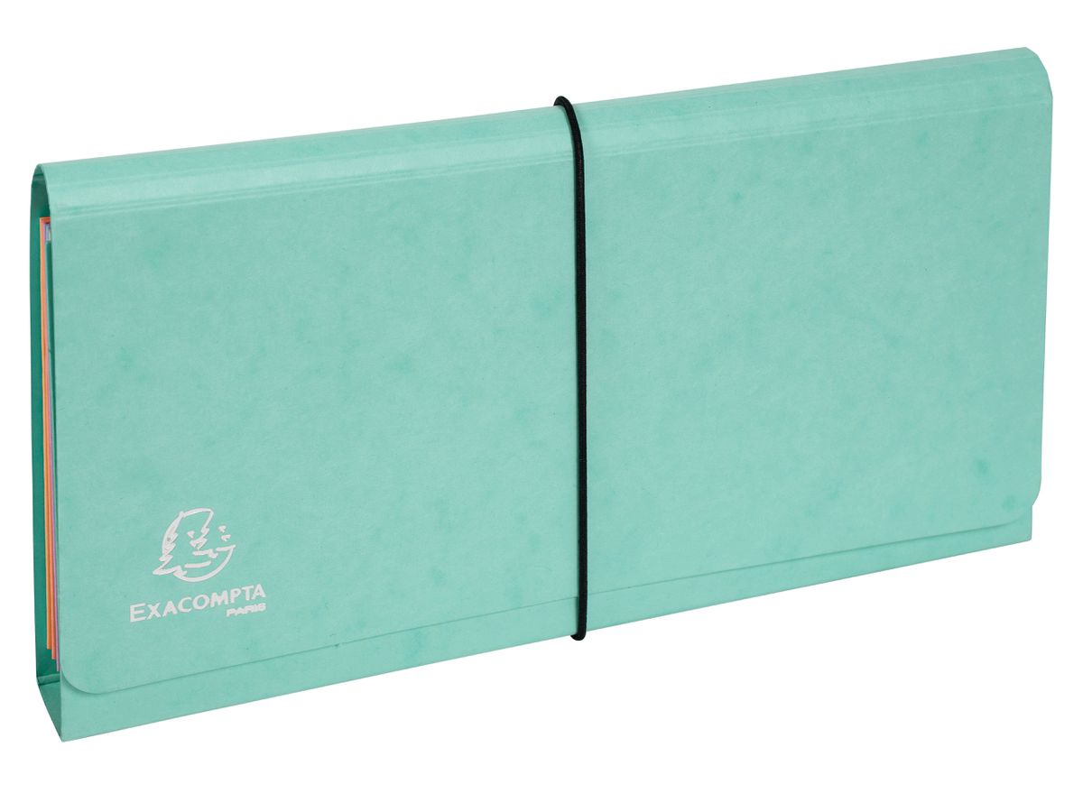 EXACOMPTA Cartella scomp. Aquar. 26x13cm 58660E ass. 6 pezzi (3130630586609)
