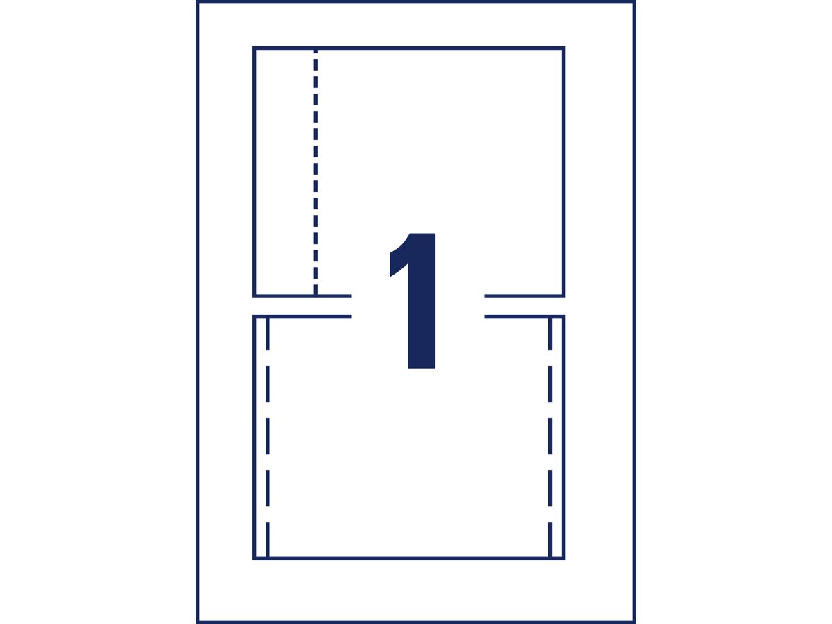 AVERY ZWECKFORM Copertine CD 151x118mm C32250-25 A4 25 pz. (4004182242834)