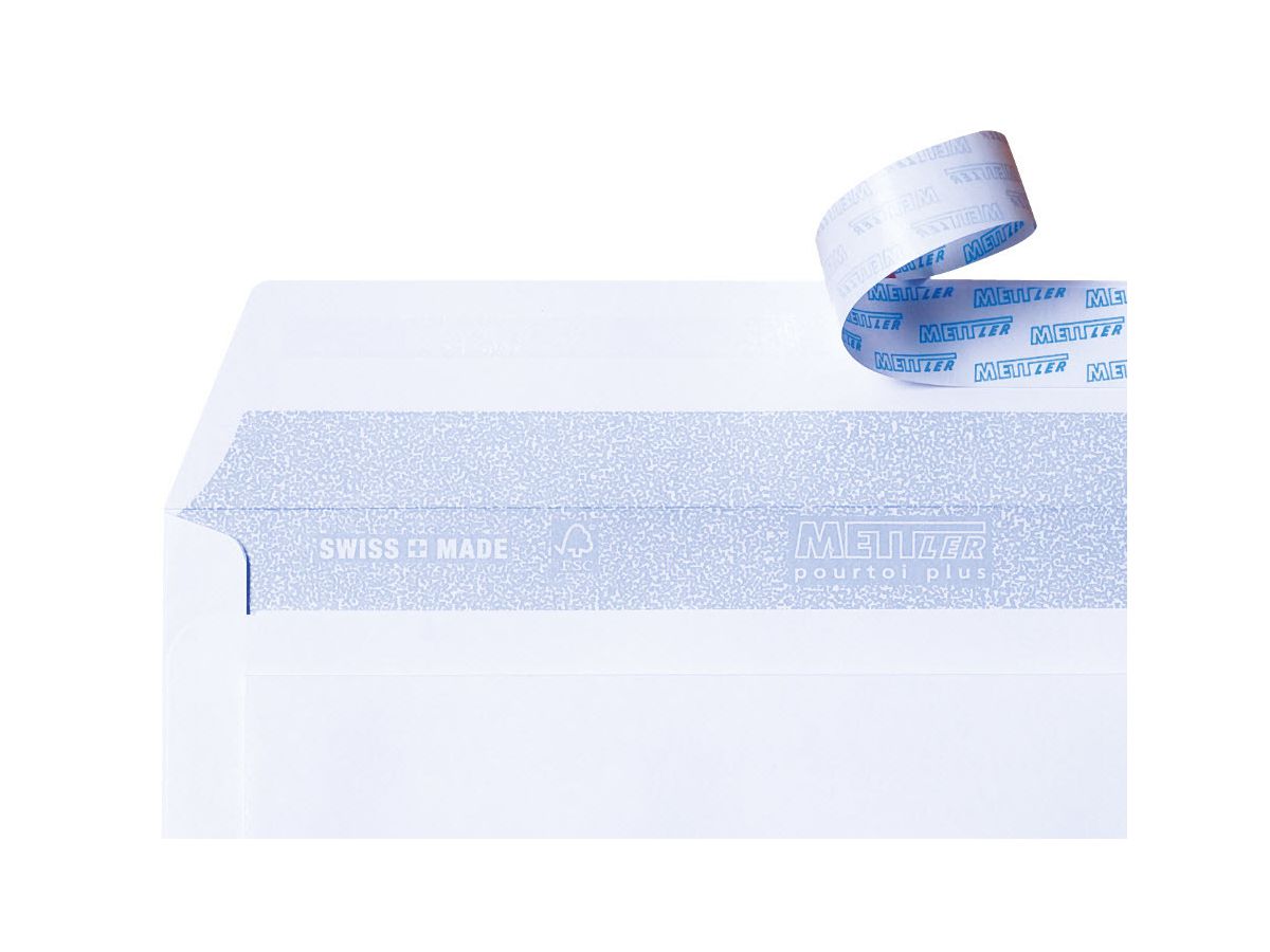 METTLER Couvert Fenster rechts C5 8064-Laser 100g ultraweiss,Laser 500 Stk. (7640126060347)