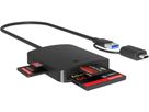 ICY BOX External 4in1 Card Reader IB-CR302-CU3 (4250078174592)