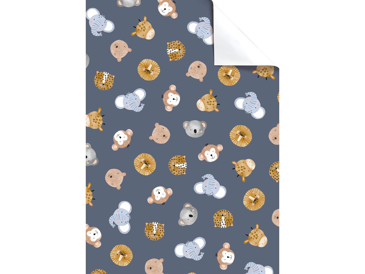 STEWO Geschenkpapier Buba 2512518032 violett dunkel 50x70cm (7630050884751)