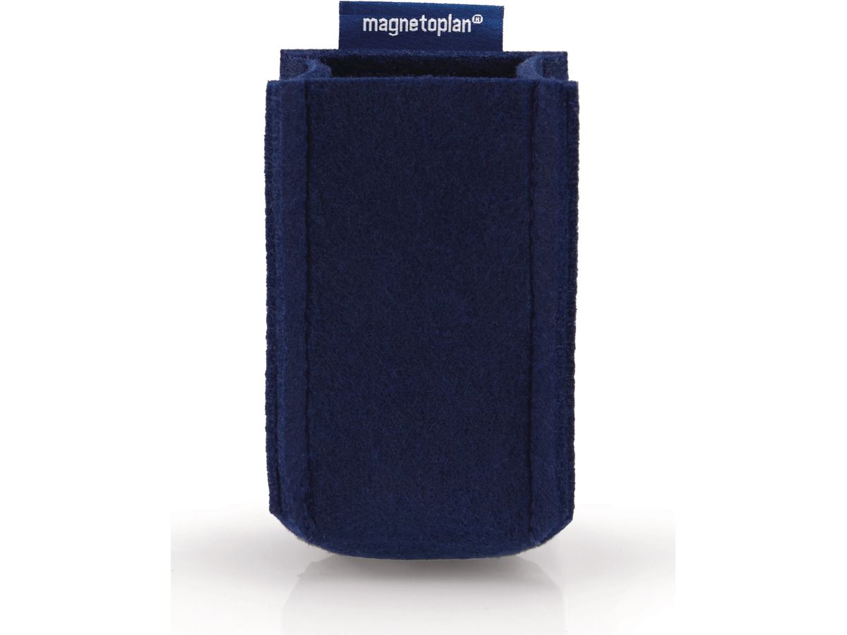 MAGNETOPLAN Porte stylo magnetoTray S 1227614 bleu, feutre recyclé (4013695062822)
