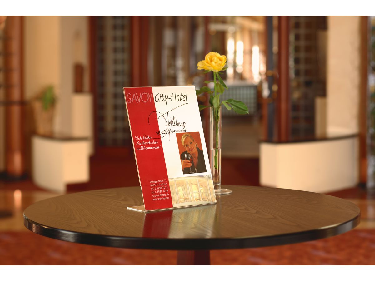 SIGEL Display table A5 TA212 transparent (4004360981791)