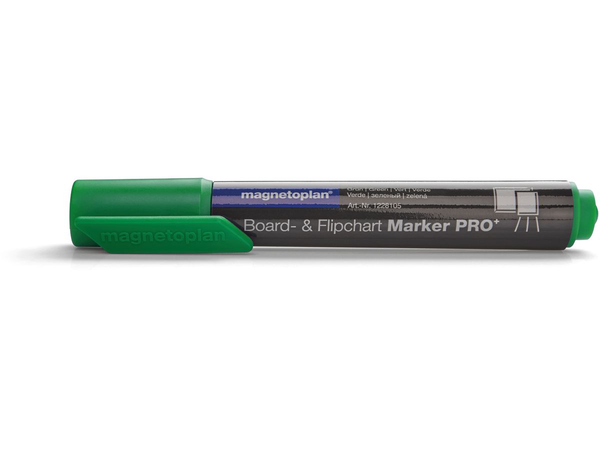 MAGNETOPLAN Marker combiné Pro+ 1228105 vert 4 pcs. (4013695024813)