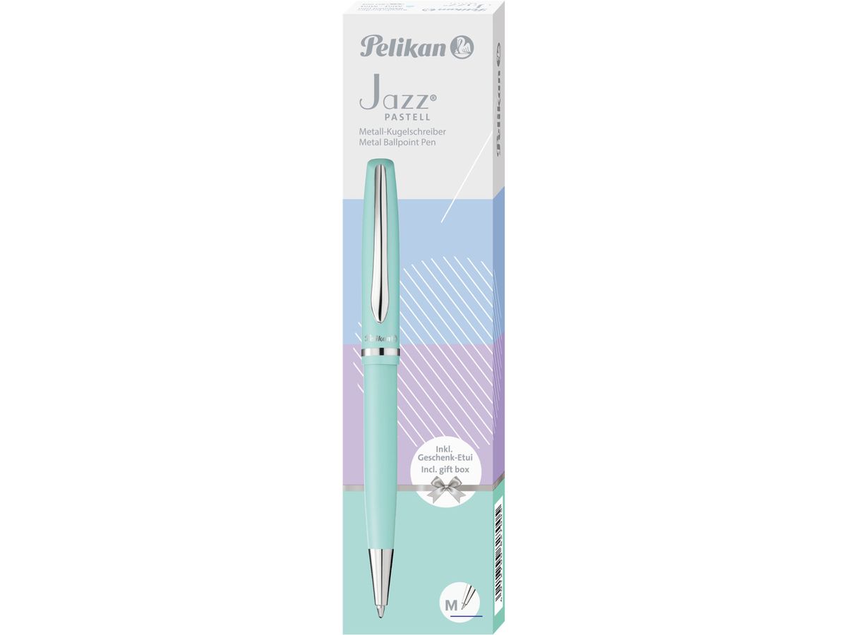 PELIKAN Stylo à bille Jazz Pastel M 827003 menthe, métal (4012700827005)
