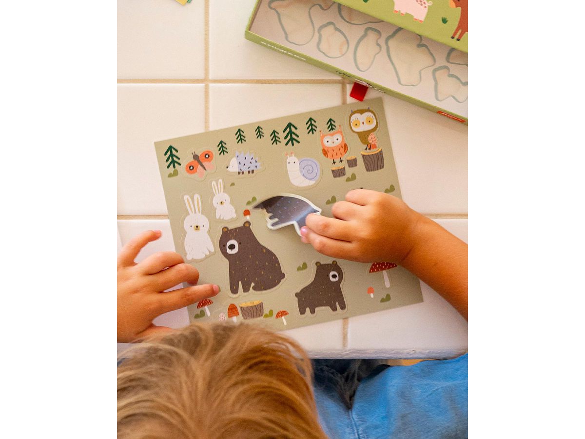 APLI KIDS Gioco di adesivi 19431 Animali in natura (8410782194316)