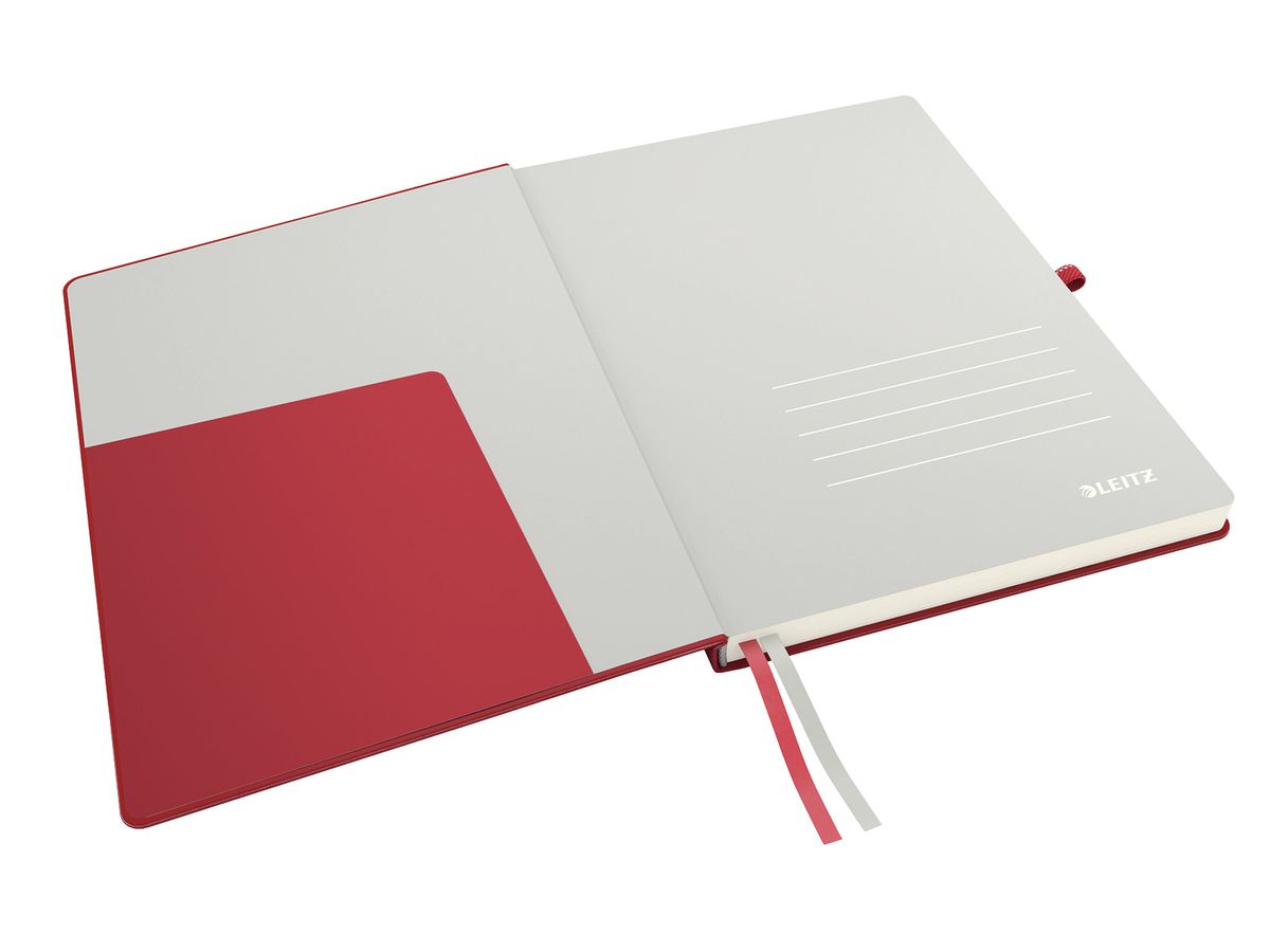 LEITZ Carnet Complete A4 44710025 quadrillé rouge (4002432100859)