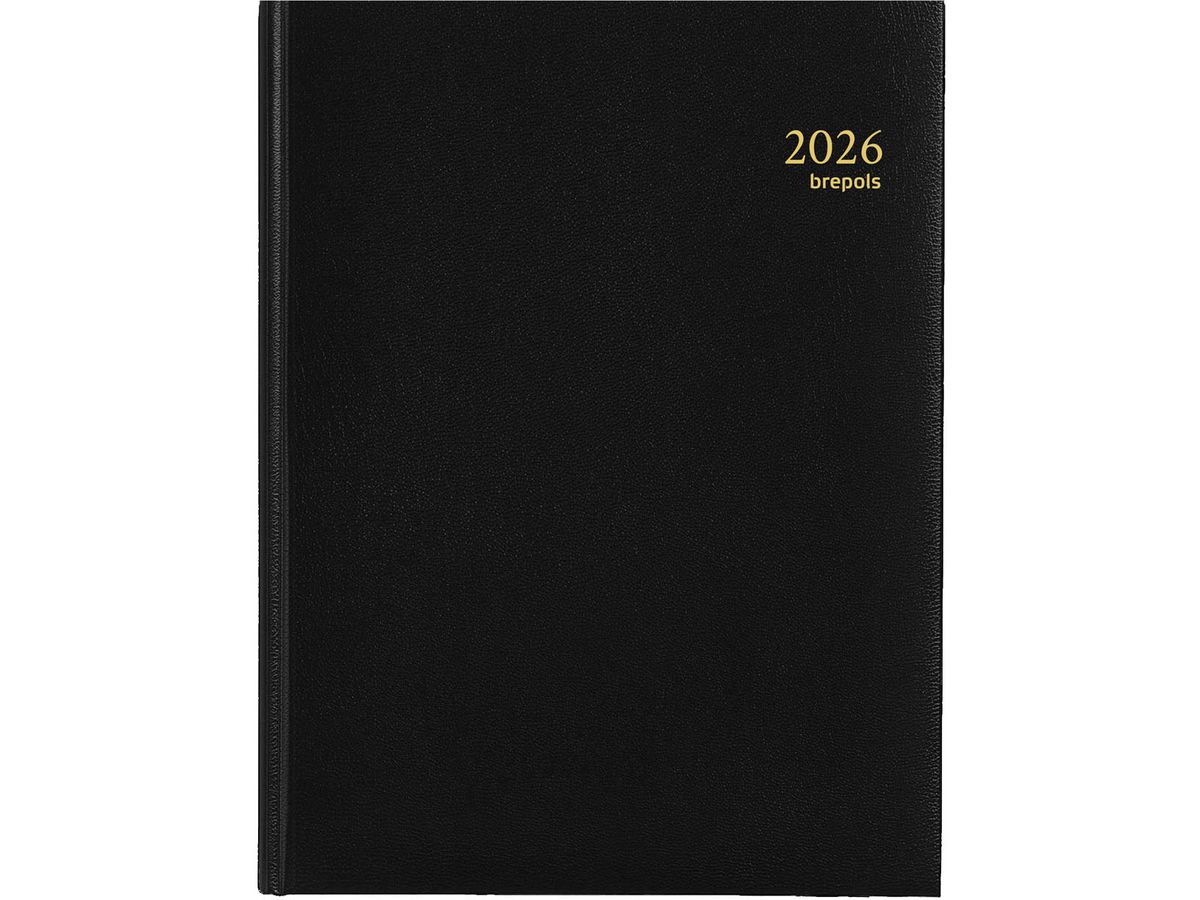 BREPOLS Agenda Timing Lima 2026 0.137.1256 1S/2P noir 17.1x22cm (5412303005234)