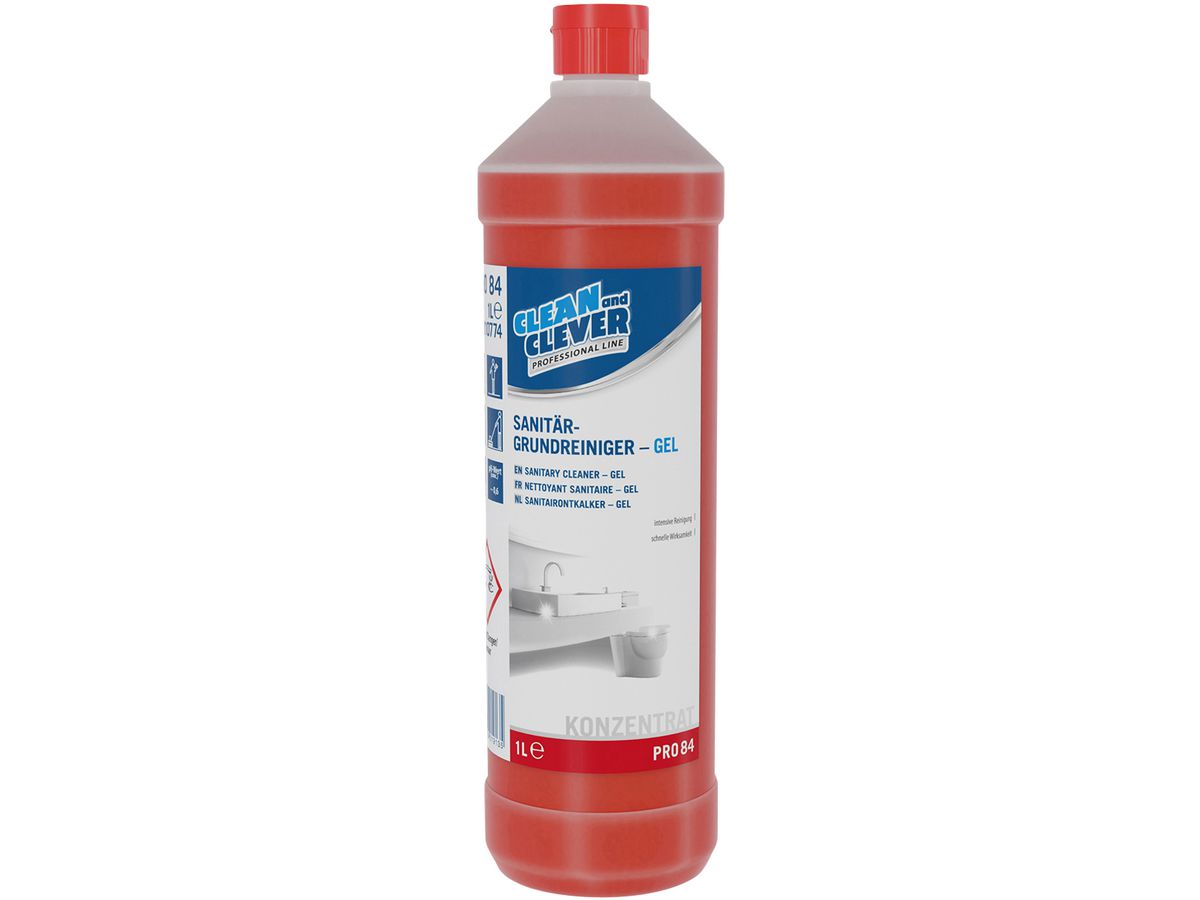 CLEAN AND CLEVER Detergente sanitario 1lt 37595 PRO84 (4024009019135)