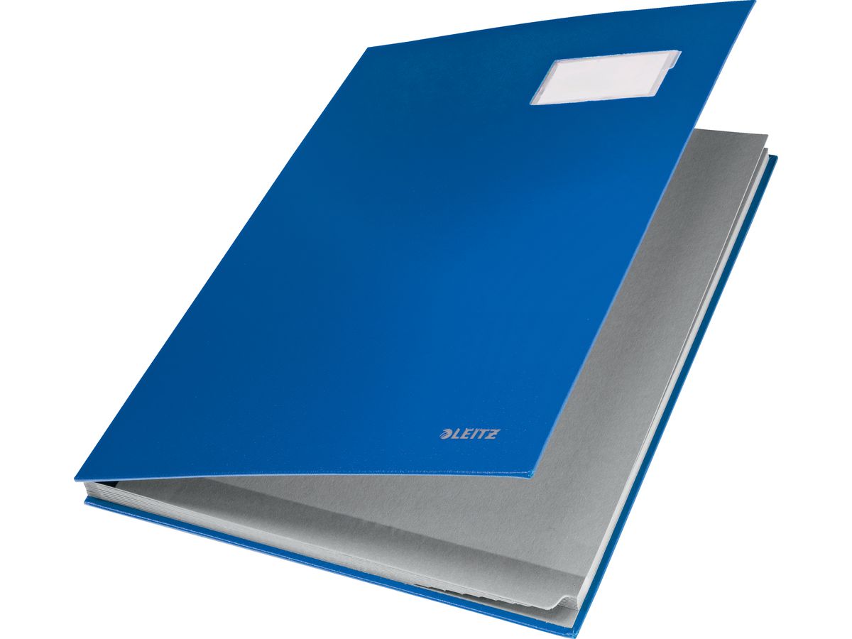 LEITZ Raccoglitore per firme A4 57010035 blu 10 compart. (4002432329953)
