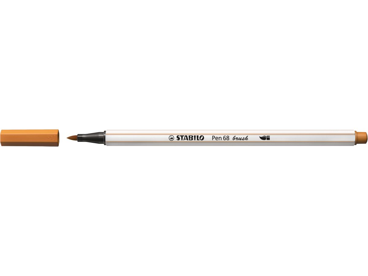 STABILO Stylo Fibre 68 brush 568/89 ocre foncé (4006381545945)